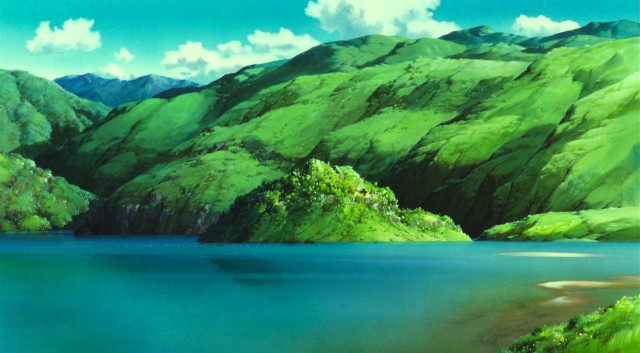 A watercolor landscape so beautiful it made me cry